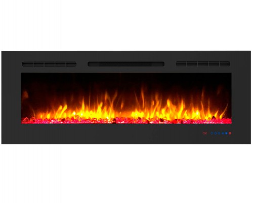 Линейный электроочаг Galaxy 72 RF FX с разноцветным пламенем