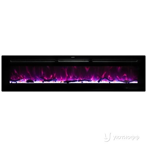 Линейный электроочаг Galaxy 72 RF FX с разноцветным пламенем Линейный электроочаг Galaxy 72 RF FX с разноцветным пламенем