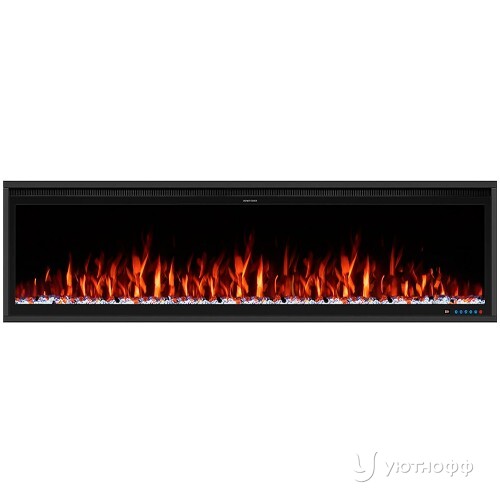 Линейный электроочаг Mercury 74 LED RF