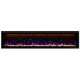 Линейный электроочаг Mercury 74 LED RF