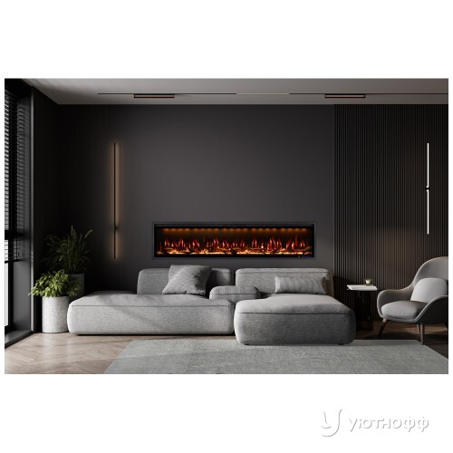 Линейный электроочаг Mercury 74 LED RF Линейный электроочаг Mercury 74 LED RF