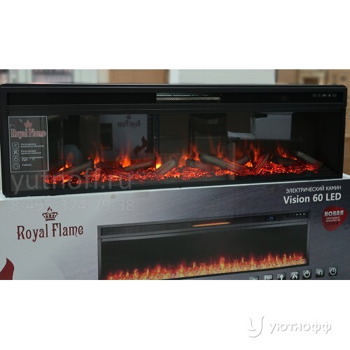 Электроочаг Vision 60 LOG LED с дровами и звуком Электроочаг Vision 60 LOG LED с дровами и звуком