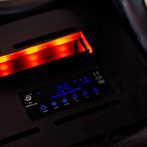 Очаг 3D Cassette 500 черная панель Очаг 3D Cassette 500 черная панель