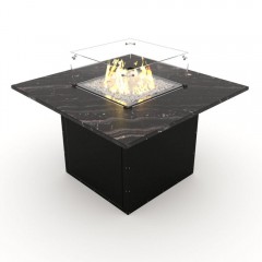 Уличный газовый стол-камин гранит