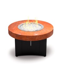 Уличный газовый камин SappFire из стали кортен