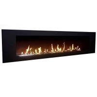 Настенный биокамин Mercury Black 1800 