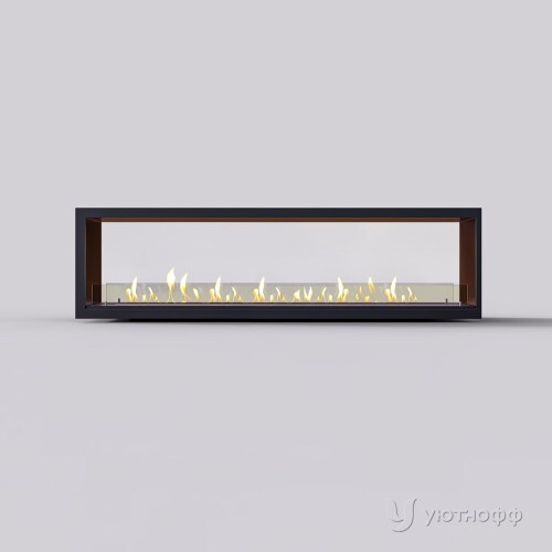 Биокамин встраиваемый Саппфаер 1000 (сквозной)