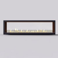 Встраиваемый биокамин Sappfire 2200 сквозной