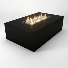 Уличный газовый стол-камин с подсветкой