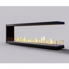 Встраиваемый биокамин Sappfire 1100 торцевой сквозной