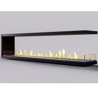Встраиваемый биокамин Sappfire 1600 торцевой сквозной