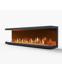 Встраиваемый биокамин Sappfire 1400 торцевой