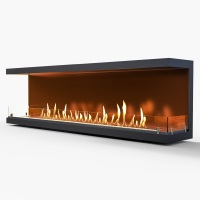 Встраиваемый биокамин Sappfire 1800 торцевой