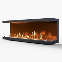 Встраиваемый биокамин Sappfire 800 торцевой