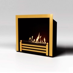 Встраиваемый биокамин Gold S