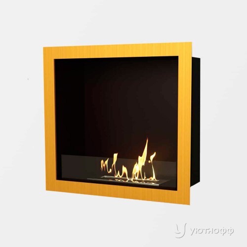 Биокамин встраиваемый Gold 500 (латунь)