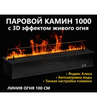 Электрокамин Schones Feuer 3D FireLine 1000 (паровой очаг)