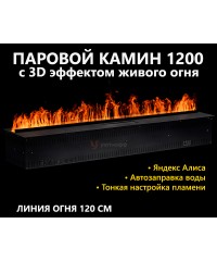Электрокамин Schones Feuer 3D FireLine 1200 (паровой очаг)