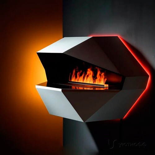 Электрокамин подвесной Неро Дизайн c очагом 3D FireLine 600 Электрокамин подвесной Неро Дизайн c очагом 3D FireLine 600