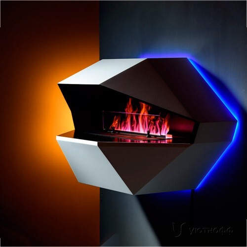 Электрокамин подвесной Неро Дизайн c очагом 3D FireLine 600 Электрокамин подвесной Неро Дизайн c очагом 3D FireLine 600