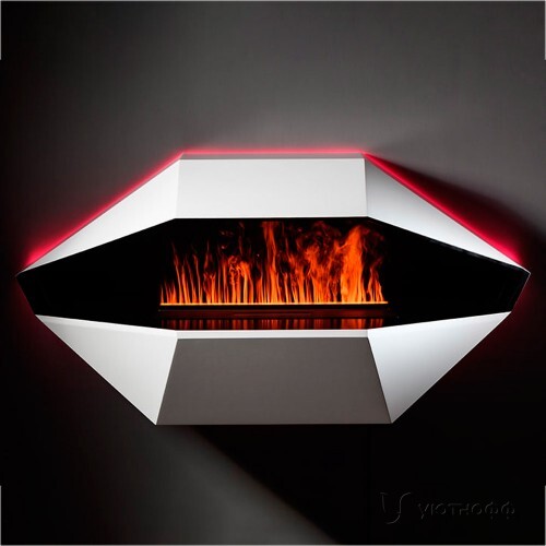 Электрокамин подвесной Неро Дизайн c очагом 3D FireLine 600 Электрокамин подвесной Неро Дизайн c очагом 3D FireLine 600