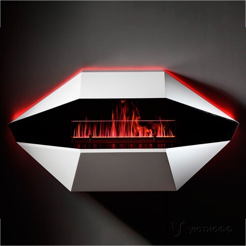 Электрокамин подвесной Неро Дизайн c очагом 3D FireLine 600 Электрокамин подвесной Неро Дизайн c очагом 3D FireLine 600