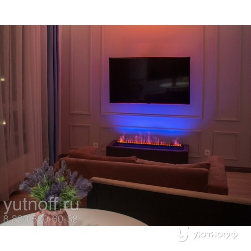 Встраиваемый электроочаг 3D FireLine 800 Base Wi-Fi (длина 83 см) Встраиваемый электроочаг 3D FireLine 800 Base Wi-Fi (длина 83 см)