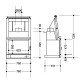 Каминная топка Супра 168C