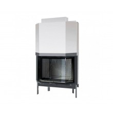 Дровяная топка Supra Cristal 411 B N (Кристал 411 B N) призматическая
