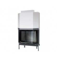 Дровяная топка Supra Cristal 411 B N (Кристал 411 B N) призматическая