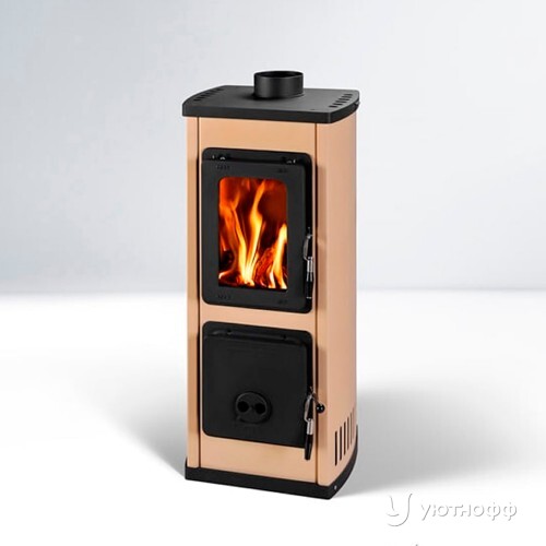 Печь-камин Verona B TOP в бежевом цвете