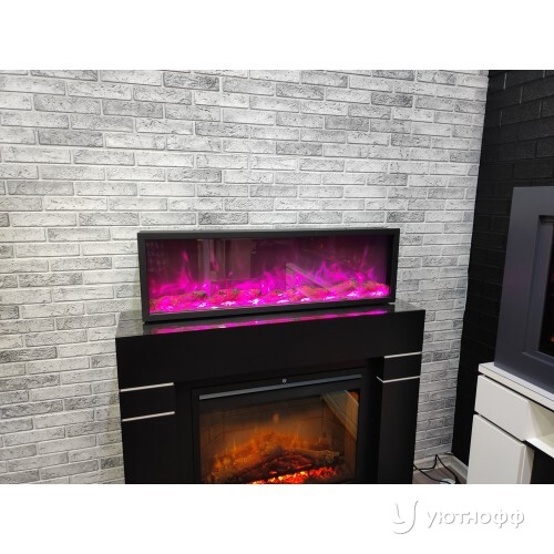 Электроочаг Орион 100 с разноцветным пламенем и звуком