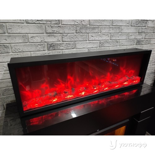 Электроочаг Орион 100 с разноцветным пламенем и звуком