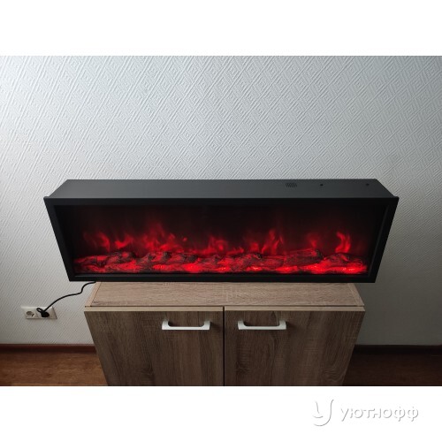 Электроочаг Орион 100 с разноцветным пламенем и звуком