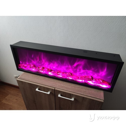 Электроочаг Орион 100 с разноцветным пламенем и звуком