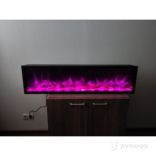 Электроочаг Орион 120 с разноцветным пламенем и звуком