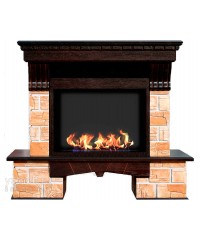 Напольный биокамин Гранд Рэд (портал Grand Red + биоочаг Стандарт, Интегра, Шелл, Фаер Бокс)