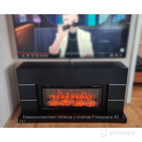 Электрокамин Аляска с очагом Фотон, Кристалл, Сапфир 42 или Беверли Электрокамин Аляска с очагом Фотон, Кристалл, Сапфир 42 или Беверли