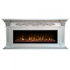 Каминокомплект Барон линейный (портал Baron + очаг Vision / Prisma / Ignite)