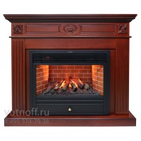 Каминокомплект Бьянка Люкс 3Д (портал Bianca Lux + очаг 3D Helios / Firestar)