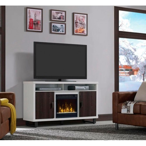 Тумба-камин Эмели с очагом 23-25" на выбор