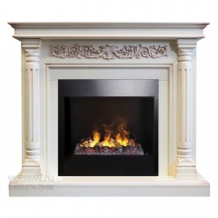 Каминокомплект Валенсия Люкс 3Д (портал Valencia Lux + очаг 3D Cassette 400 / 600 / 630 / Juneau)