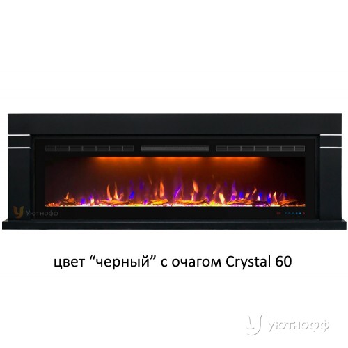 Электрокамин Тоби 1800 с линейным очагом на выбор Электрокамин Тоби 1800 с линейным очагом на выбор