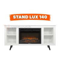 Тумба-камин Стенд Люкс 140 на ножках (портал Stand Lux 140 + электроочаг Electrolux)