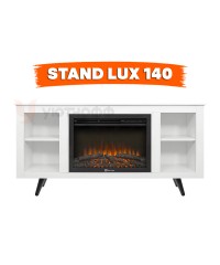 Тумба-камин Стенд Люкс 140 на ножках (портал Stand Lux 140 + электроочаг Electrolux)