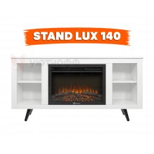 Тумба-камин Стенд Люкс 140 на ножках (портал Stand Lux 140 + электроочаг Electrolux)