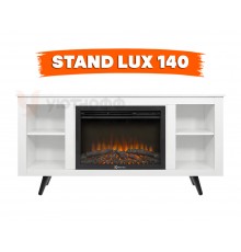 Тумба-камин Стенд Люкс 140 на ножках (портал Stand Lux 140 + электроочаг Electrolux)