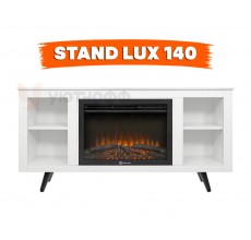 Тумба-камин Стенд Люкс 140 на ножках (портал Stand Lux 140 + электроочаг Electrolux)