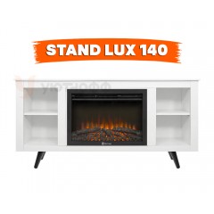 Тумба-камин Стенд Люкс 140 на ножках (портал Stand Lux 140 + электроочаг Electrolux)