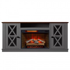 Тумба-камин Вудберн 65 (портал Woodburn TV 65 с электроочагом)